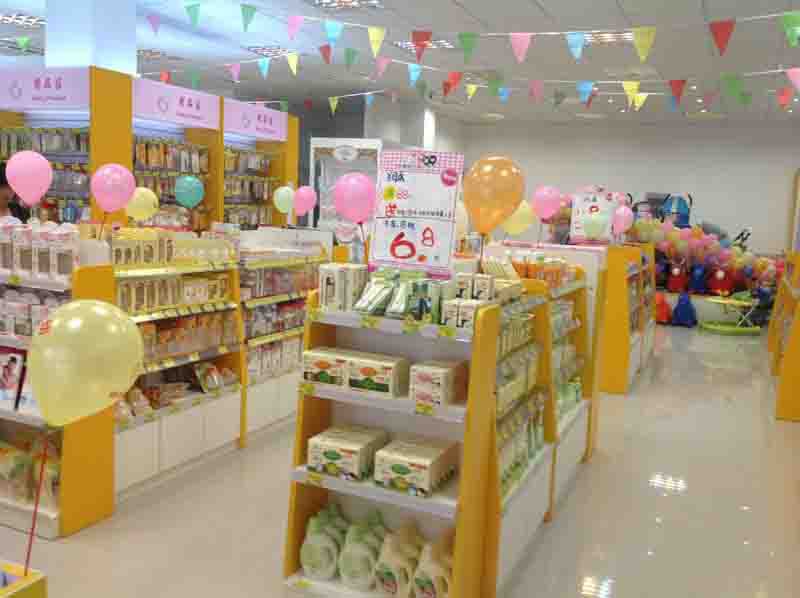 成都嬰幼兒用品店展示柜臺 工廠量身定制，打造品牌專屬形象